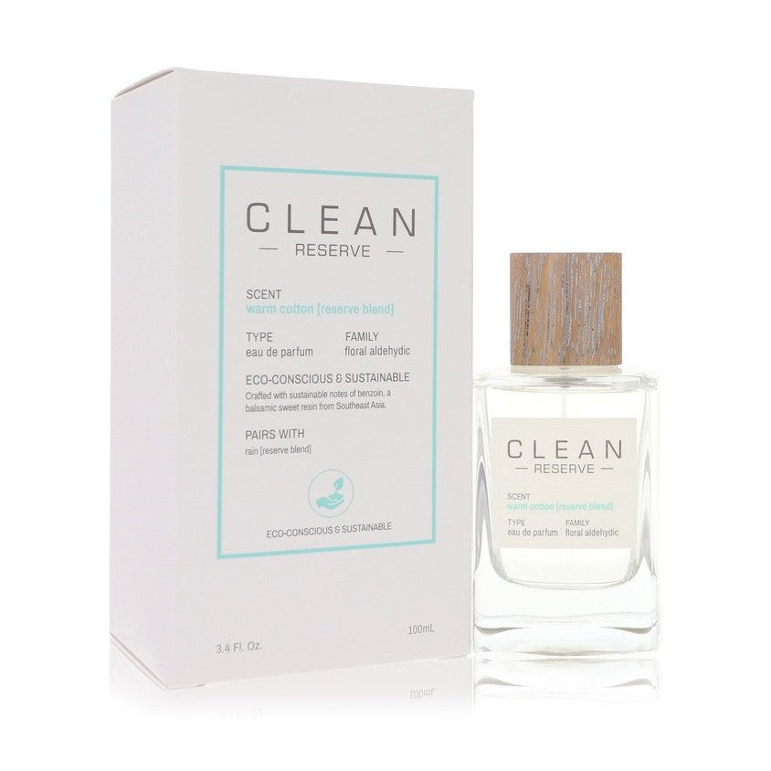 Clean Reserve Warm Cotton by Clean Eau De Parfum Spray 3.4 oz for Women