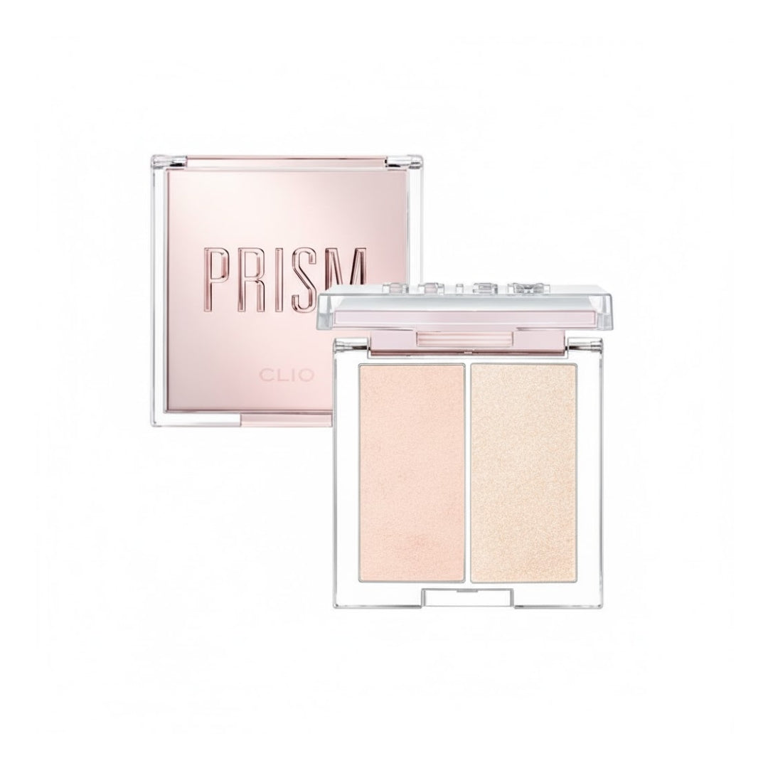 Clio Prism Highlighter Duo 2.8G X 2Ea (2 Colors) – beauty &amp; skincare essential for daily radiance