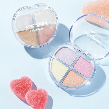 Colorgram Tintin Dory Highlighter Palette 4.2g - All Day Pretty Korean Beauty colorgram