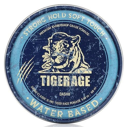 DASHU Classic Tigerage Pomade Water Based Strong Hold Hair Styling Wax For Men 168ml - All Day Pretty Hair Styling Wax DASHU