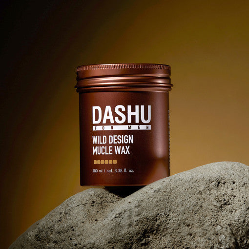 DASHU For Men Premium Wild Design Mucle Wax 100g - All Day Pretty Hair Styling Wax DASHU