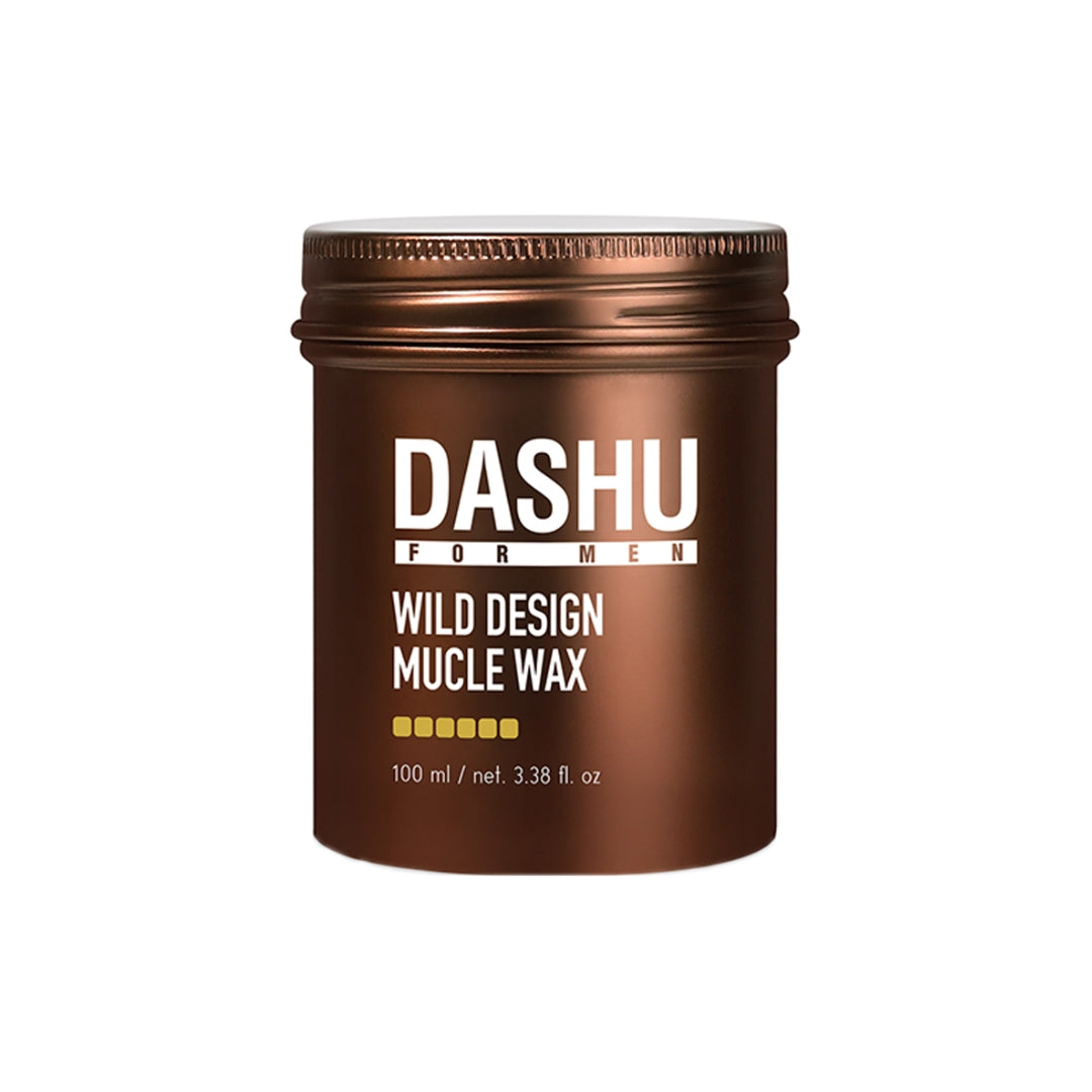 DASHU For Men Premium Wild Design Mucle Wax 100g - All Day Pretty Hair Styling Wax DASHU