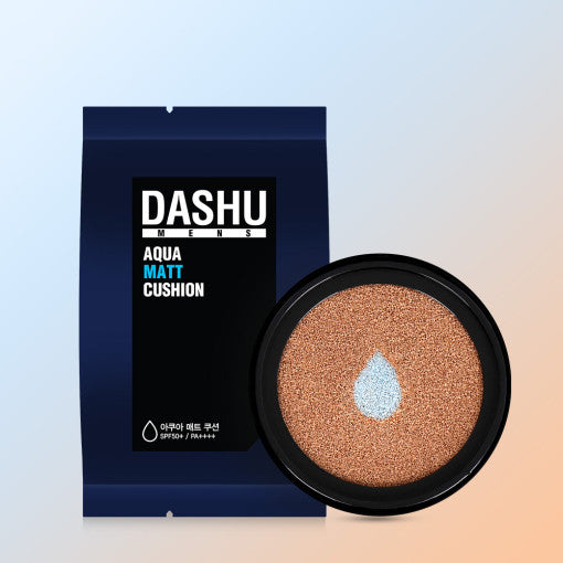 Dashu Men’s Aqua Matte BB Cushion (for Refill) 15g (SPF50+/PA++++) - All Day Pretty BB Cushion DASHU