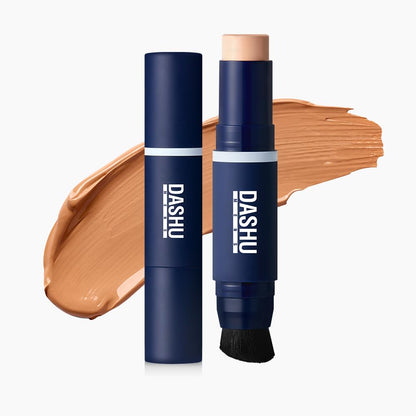 Dashu Mens Multi Cover Stick Foundation 12g - All Day Pretty Foundation DASHU