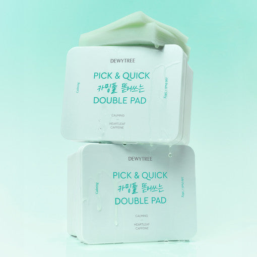 DewyTree PICK & QUICK Calming Full Double Pad 380g (100 Pads) - All Day Pretty Korean Beauty dewytree