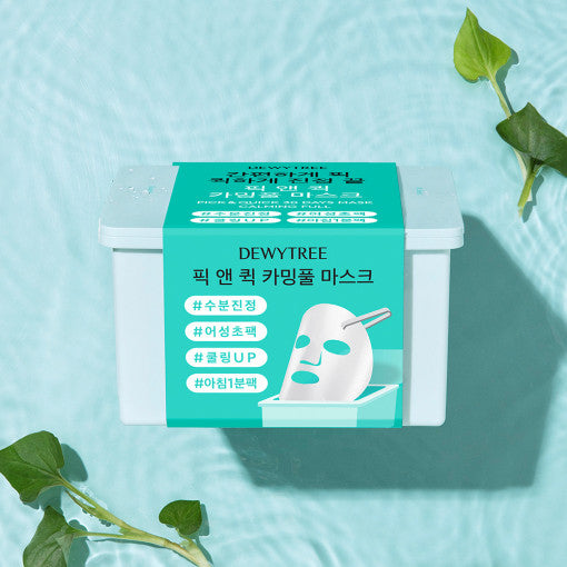 DewyTree PICK & QUICK Calming Full Mask 30ea - All Day Pretty Korean Beauty dewytree