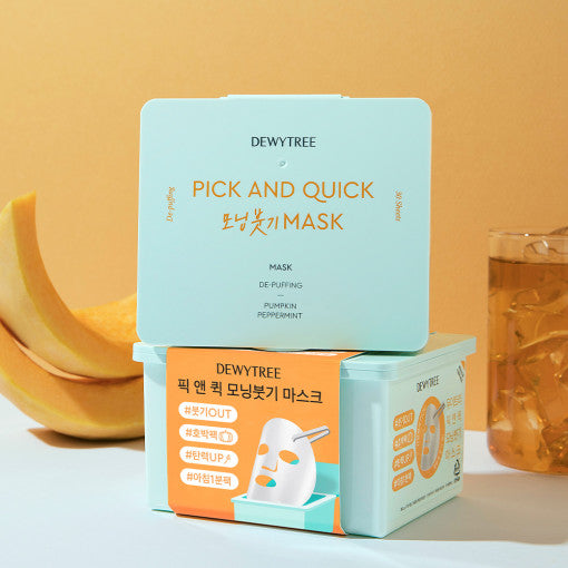 DewyTree PICK & QUICK De-Puff Morning Mask 30ea - All Day Pretty Korean Beauty dewytree