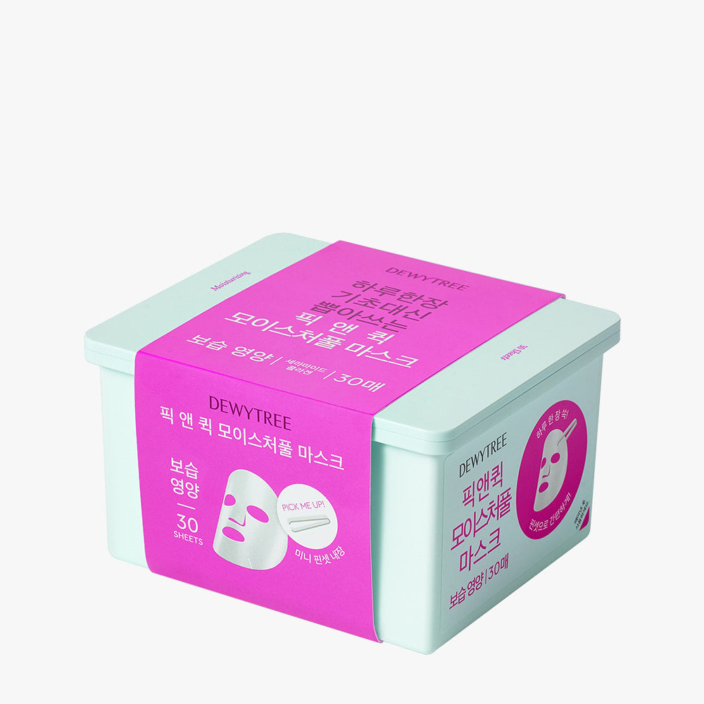 DewyTree PICK & QUICK Moisture Full Mask 30ea - All Day Pretty Korean Beauty dewytree