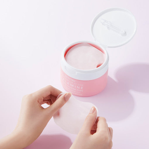 DewyTree The Clean Lab AC Dew Calamine Essence Calming Pads 185g (60 Pads) - All Day Pretty Korean Beauty dewytree