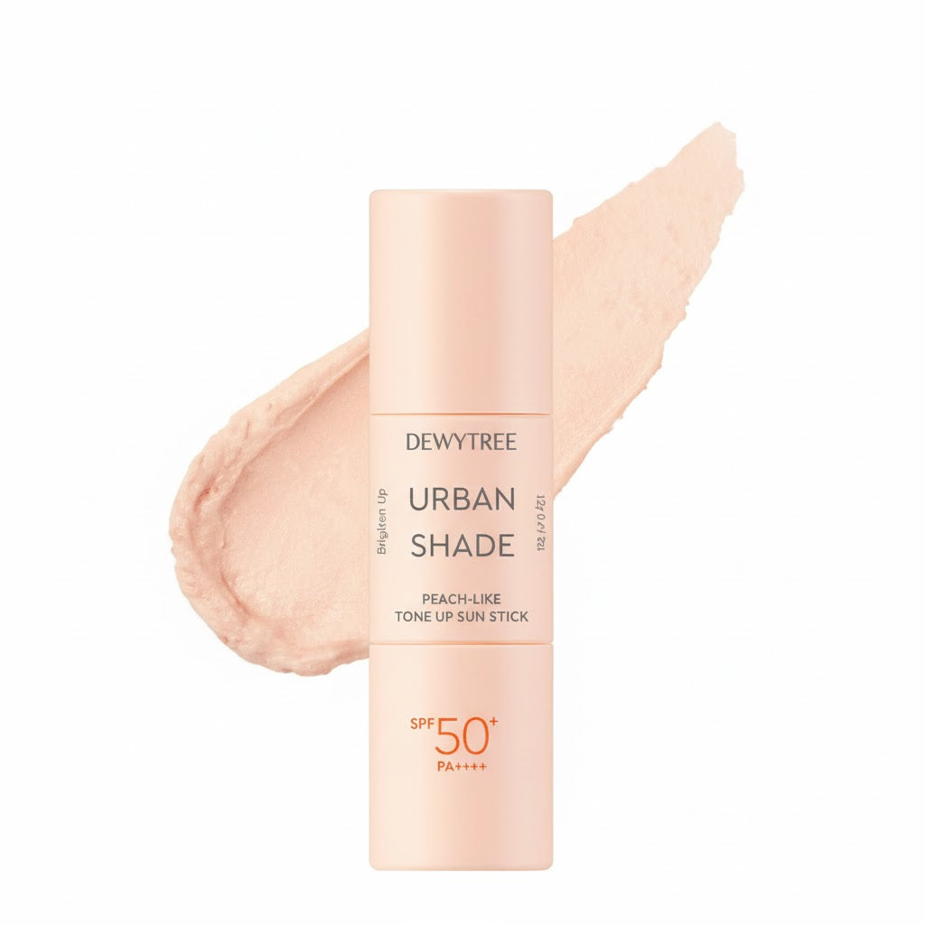 DewyTree Urban Shade Peach Like Tone Up Sun Stick SPF50+ PA++++ 13g - All Day Pretty Korean Beauty dewytree