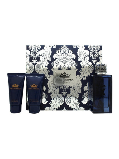 Dolce &amp; Gabbana K Presentset 100ml EDP + 50ml After Shave Balsam + 50ml Shower Gel