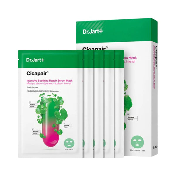 Dr.Jart+ Cicapair™ Sensitive skin serum face mask for redness (5 Sheets)