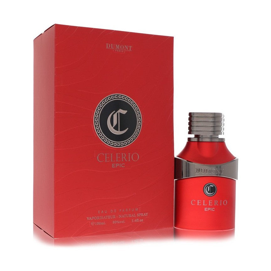 Dumont Celerio Epic by Dumont Paris Eau De Parfum Spray (Unisex) 3.4 oz for Men