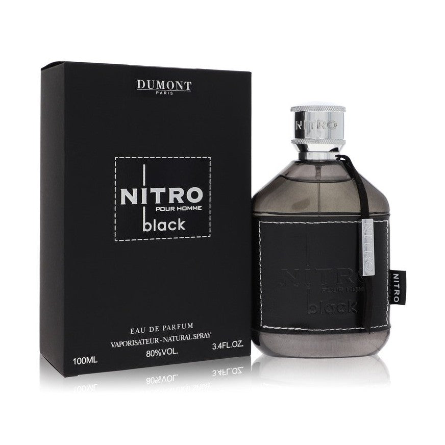 Dumont Nitro Black by Dumont Paris Eau De Parfum Spray 3.4 oz for Men