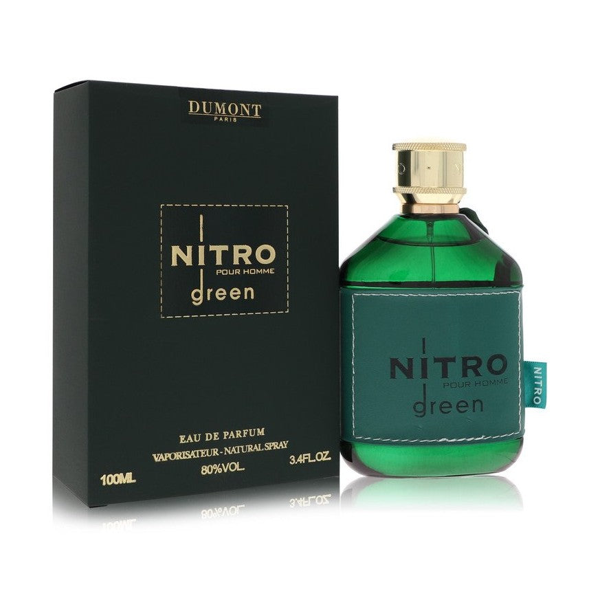 Dumont Nitro Green by Dumont Paris Eau De Parfum Spray 3.4 oz for Men