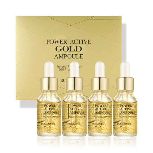 Eunyul Power Repair Gold Ampoule Set (17Ml X 4Ea) – beauty & skincare essential for daily radiance