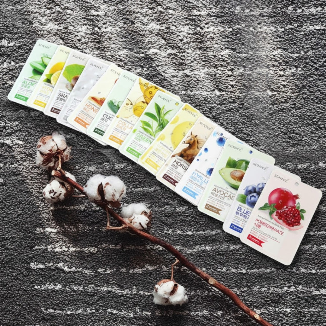 EUNYUL Natuurlijke Sheet Mask Pack 22ml*10st (14-types)