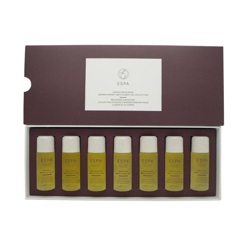 Espa Signature Blends Aromatherapy Bath &amp; Body Oil Collection 7 x 15ml