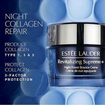 Estee Lauder Revitalizing Supreme + Night Power Bounce Cream Moisturiser 50ml