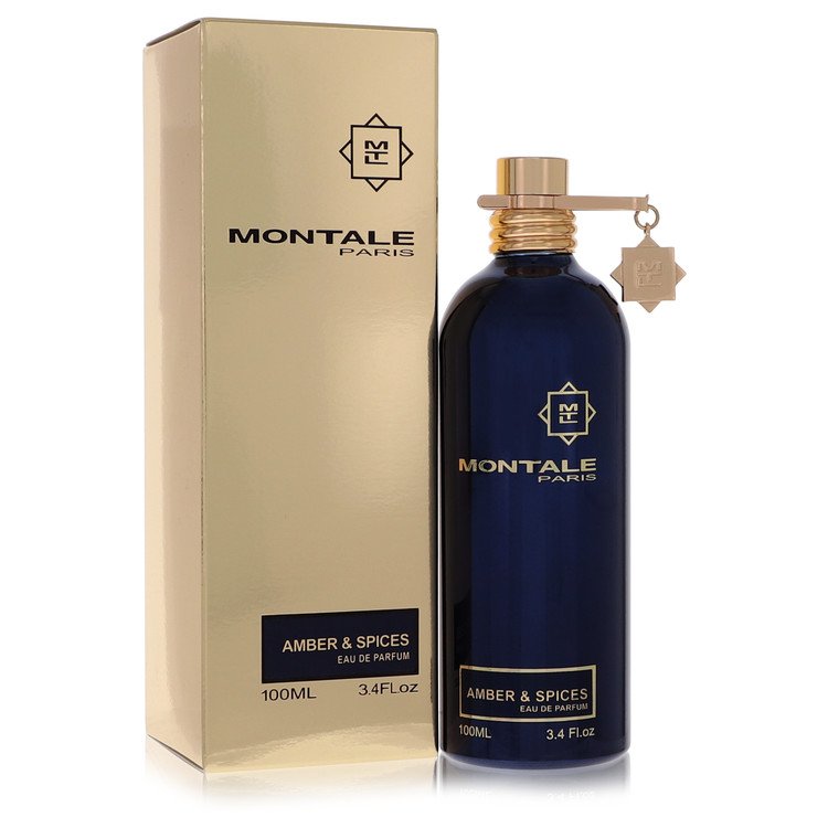 Montale Amber &amp; Spices by Montale Eau De Parfum Spray (Unisex) 3.3 oz for Women