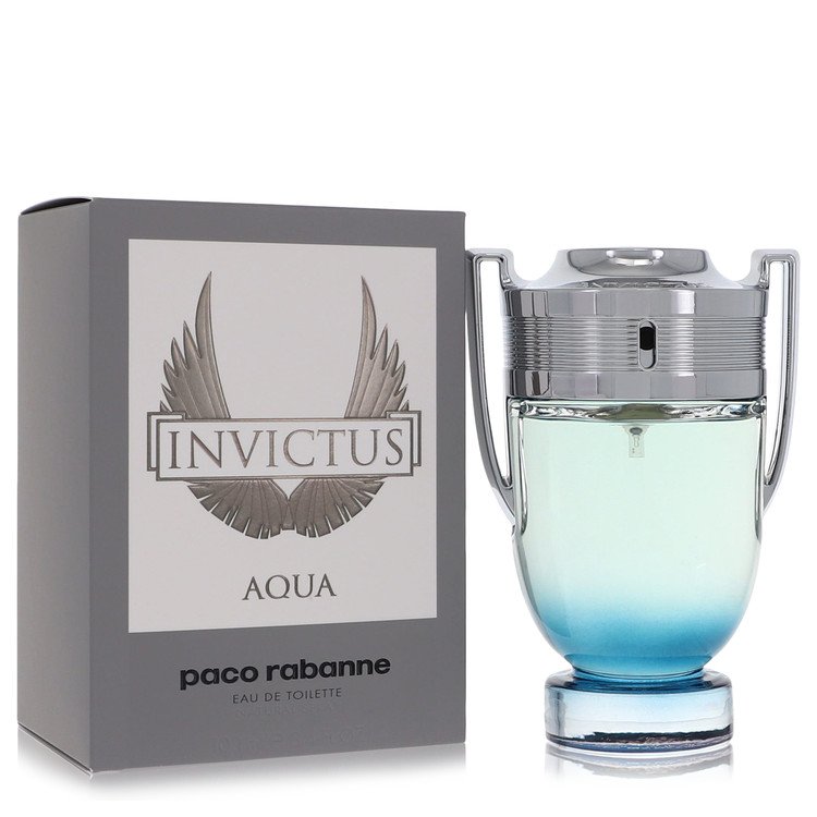 Invictus Aqua by Paco Rabanne Eau De Toilette Spray 3.4 oz for Men