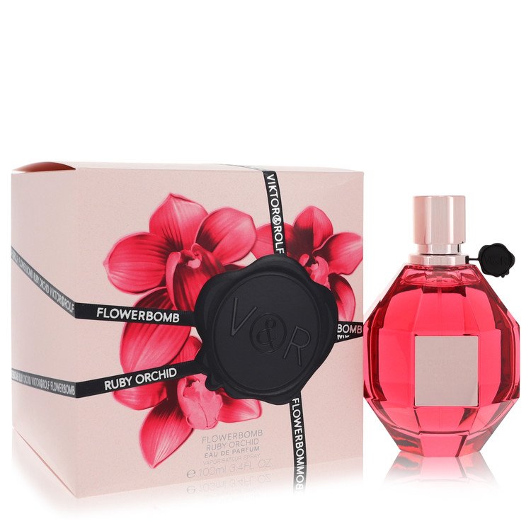 Flowerbomb Ruby Orchid by Viktor &amp; Rolf Eau De Parfum Spray 3.4 oz for Women