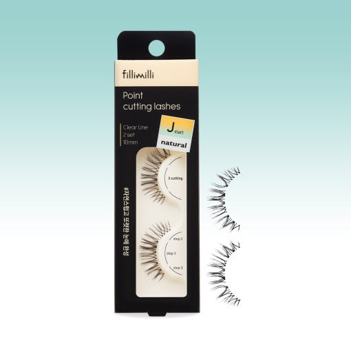 Fillimilli-Point-Cutting-Lashes-Natural-J-Curl-10Mm – beauty & skincare essential for daily radiance