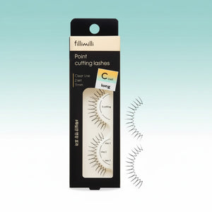 Fillimilli Point Cutting Lashes #SUPER LONG C-CURL (11mm)
