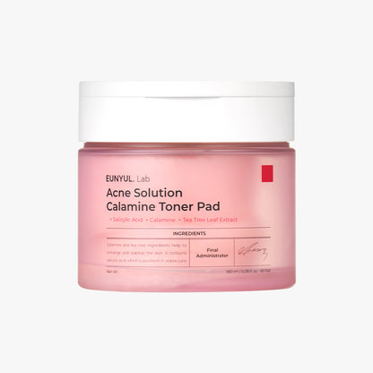 Eunyul Lab Acne Solution Calamine Toner Pad 60ea/180ml