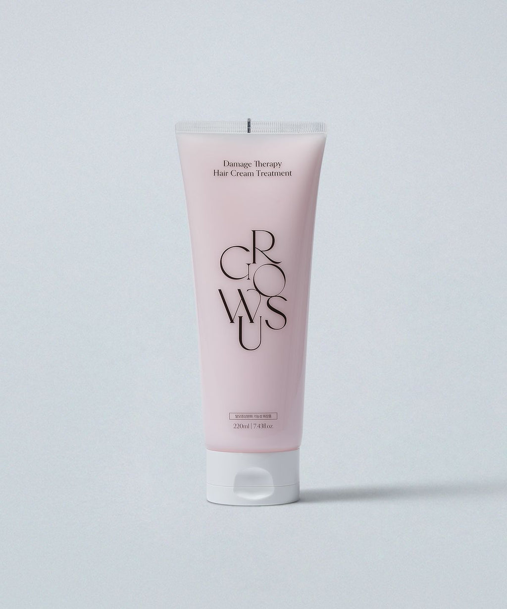 GROWUS Damage Therapy Hair Cream Treatment 220ml - All Day Pretty Hair Treatment growus