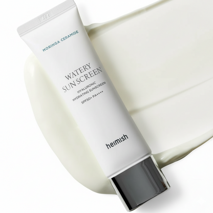heimish Moringa Ceramide Hyaluronic Hydrating Watery Sunscreen SPF50+ PA++++ 50ml