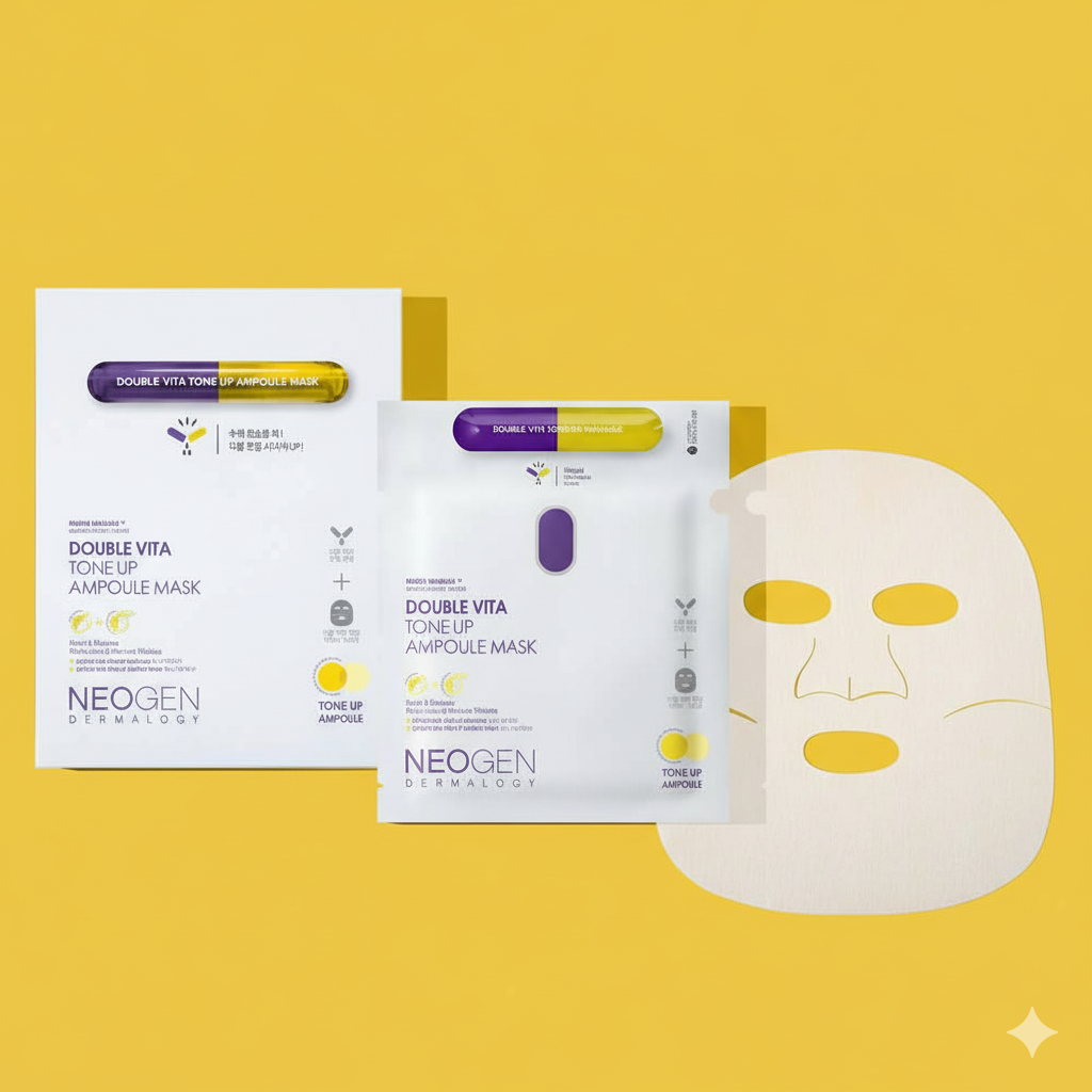 NEOGEN Dermalogy Double Vita Tone Up Ampoule Mask 30g X 5ea