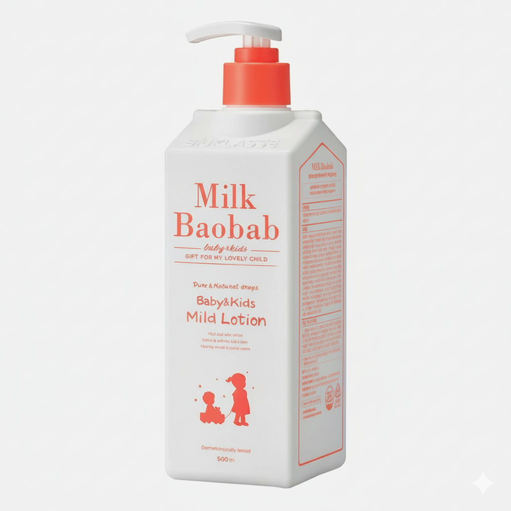 BIOKLASSE MILK BAOBAB Baby &amp; Kids Mild Lotion 500ml