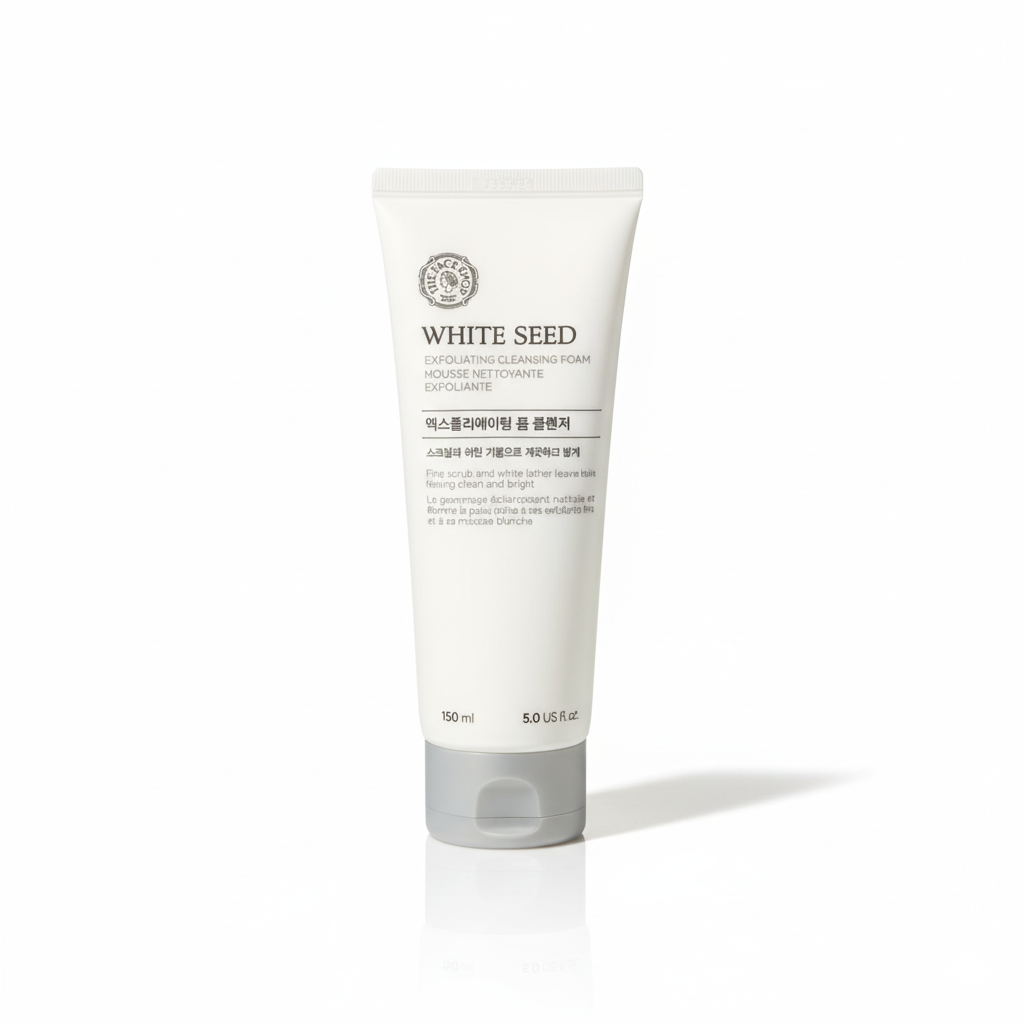 THE FACE SHOP White Seed Brightening Exfoliating Foam Cleanser 150ml