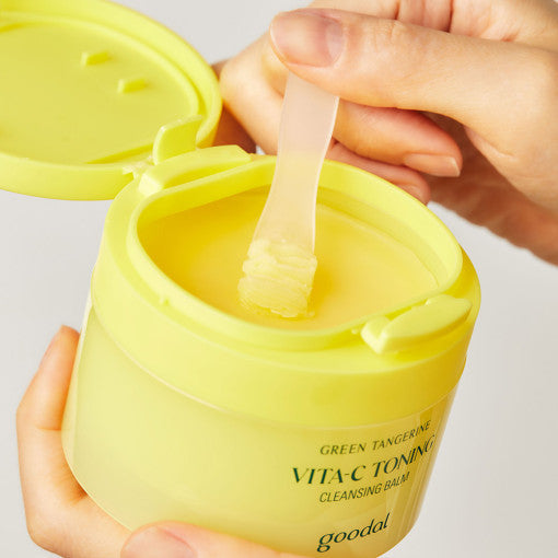 Goodal Green Tangerine Vita-C Toning Cleansing Balm 110ml - All Day Pretty Korean Beauty goodal