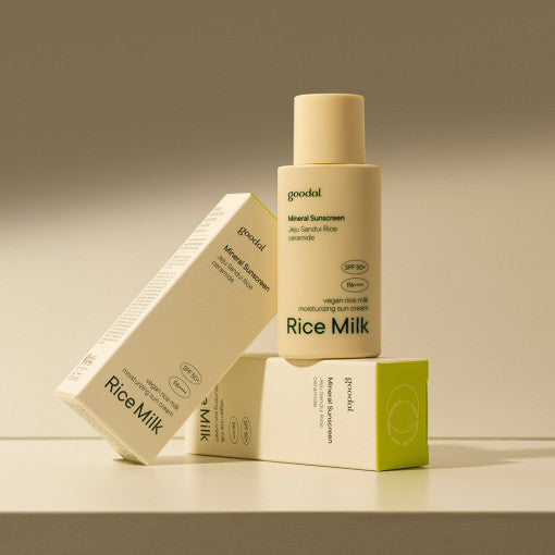 Goodal Vegan Rice Milk Moisturizing Sun Cream 50ml [SPF50+ PA++++] - All Day Pretty Korean Beauty goodal