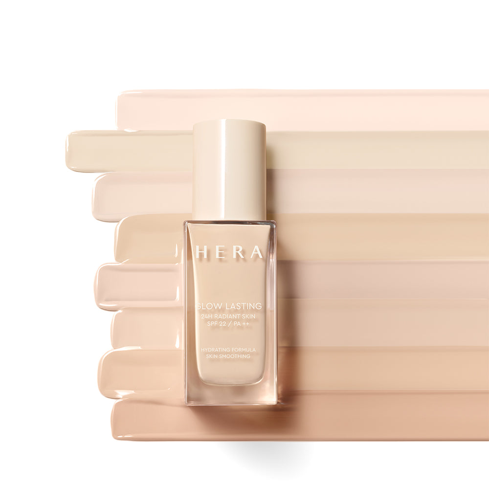 HERA Glow Lasting 24H Radiant Skin Foundation SPF22/PA++ 30g - All Day Pretty Foundation hera