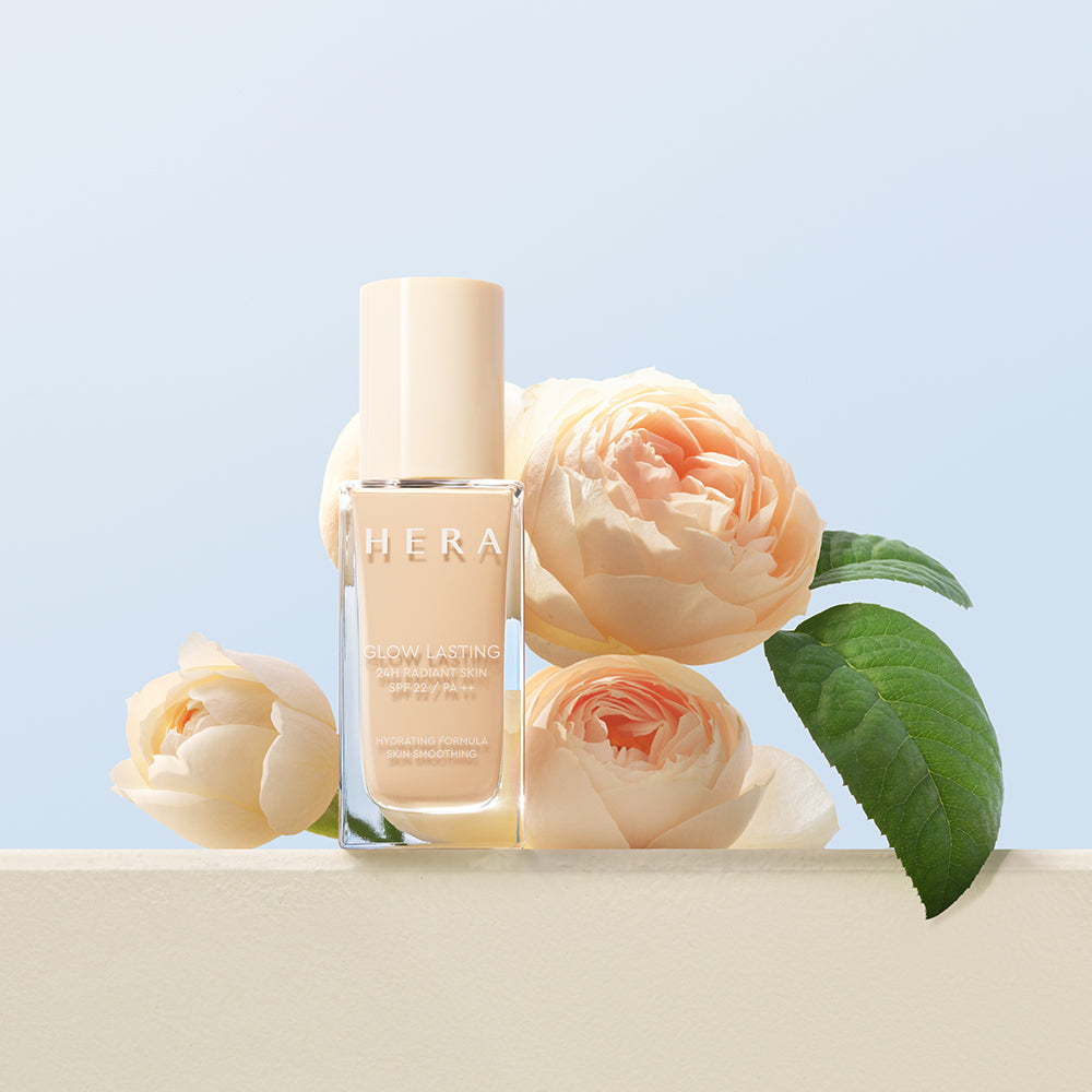 HERA Glow Lasting 24H Radiant Skin Foundation SPF22/PA++ 30g - All Day Pretty Foundation hera