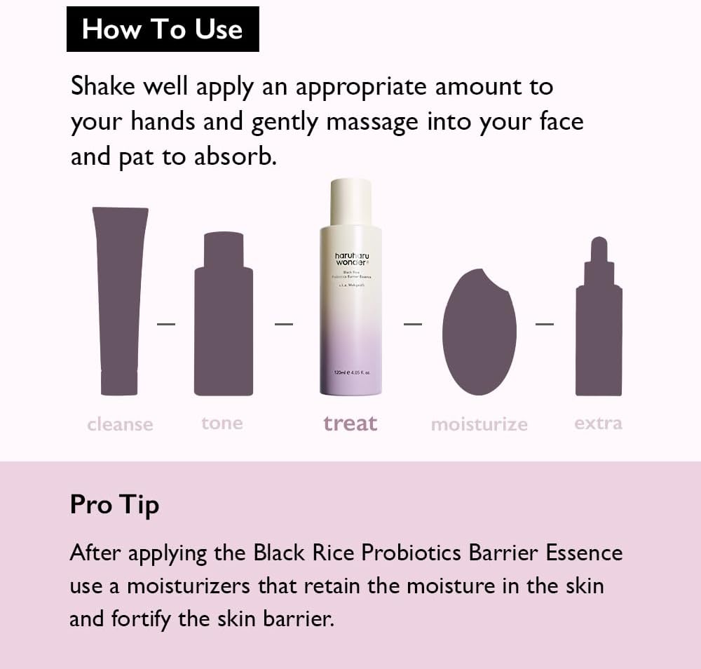Haruharu-Wonder-Black-Rice-Probiotics-Barrier-Essence-120Ml – beauty &amp; skincare essential for daily radiance