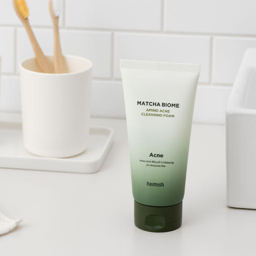 Heimish-Matcha-Biome-Amino-Acne-Cleansing-Foam-150Ml – beauty & skincare essential for daily radiance