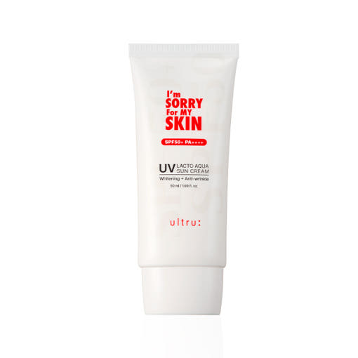 I'm Sorry For My Skin: Lacto Aqua Sun Cream SPF50+ PA++++ 50ml - All Day Pretty Korean Beauty i m from