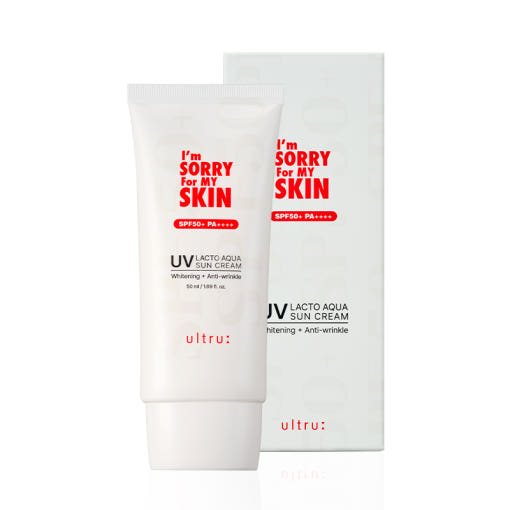 I'm Sorry For My Skin: Lacto Aqua Sun Cream SPF50+ PA++++ 50ml - All Day Pretty Korean Beauty i m from