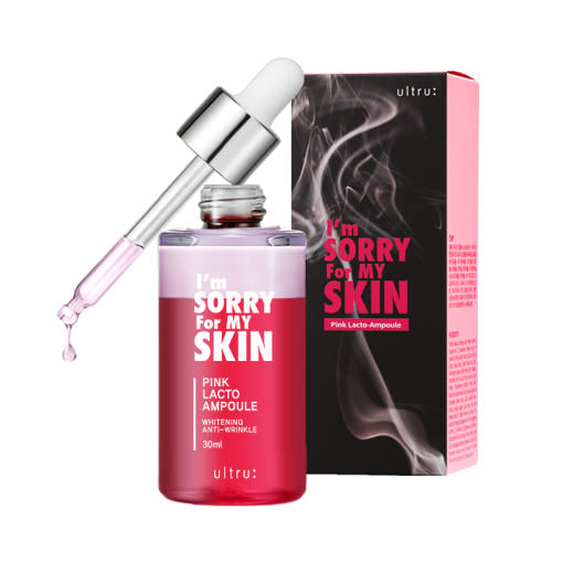 I'm Sorry For My Skin: Pink Lacto Ampoule 30ml - All Day Pretty Korean Beauty i am sorry for my skin
