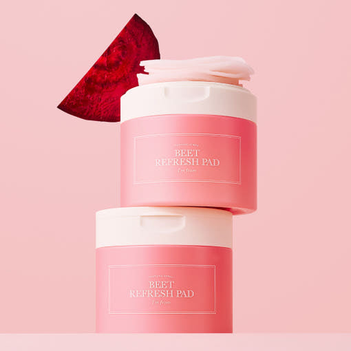 I'm from Beet Refresh Pad 260ml (60ea) - All Day Pretty Korean Beauty i m from