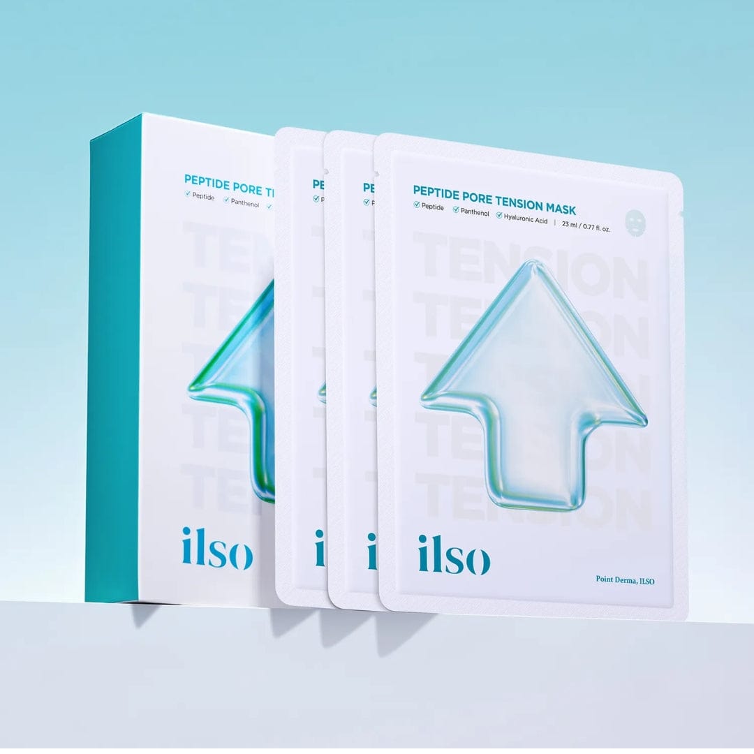 Ilso Peptide Pore Tension Mask 23Ml X 10Ea – beauty &amp; skincare essential for daily radiance