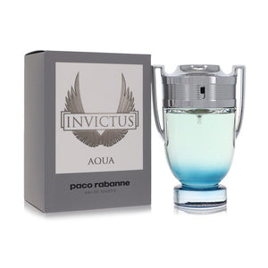 Invictus Aqua by Paco Rabanne Eau De Toilette Spray 3.4 oz for Men