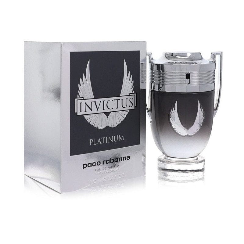 Invictus Platinum by Paco Rabanne Eau De Parfum Spray 3.4 oz for Men