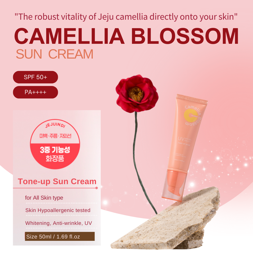 Jeju-Indi-Blossom-Sun-Cream-50Ml – beauty & skincare essential for daily radiance