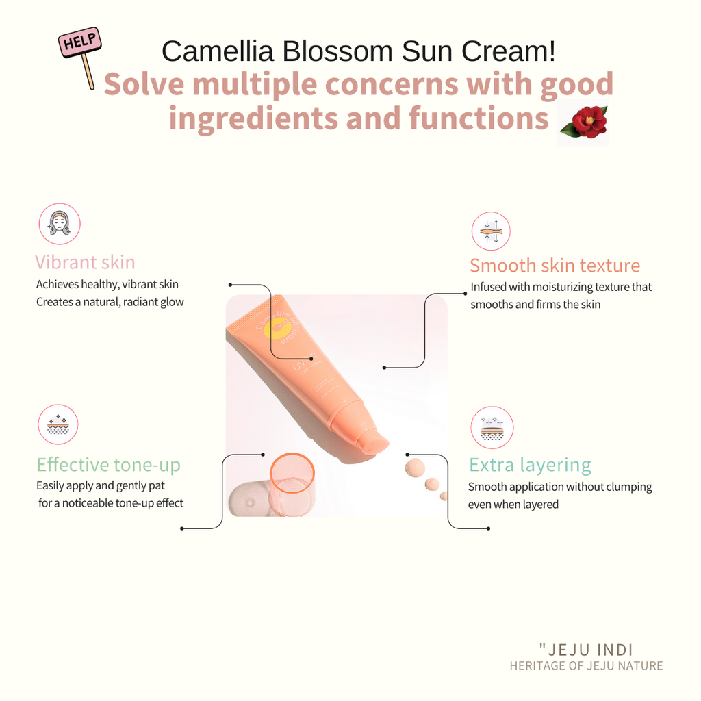 Jeju-Indi-Blossom-Sun-Cream-50Ml – beauty & skincare essential for daily radiance