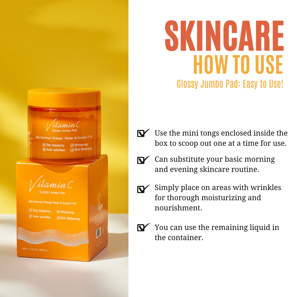 Jeju-Indi-Vitamin-C-Glossy-Jumbo-Pad-160Ml – beauty & skincare essential for daily radiance